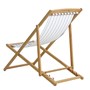 Blue & White Striped Deck Chair