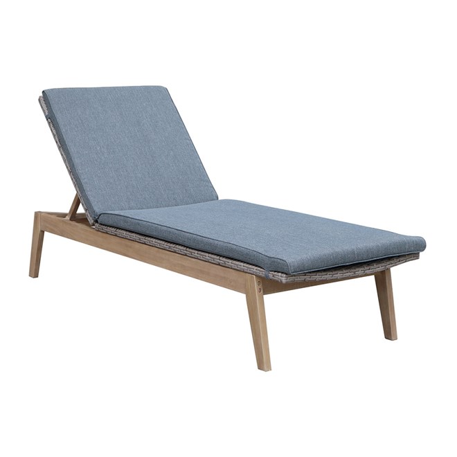 Coast Wicker Sunlounge with Cushion