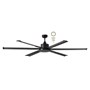 Albatross Ceiling Fan 2100mm 6 Blade Matt Black