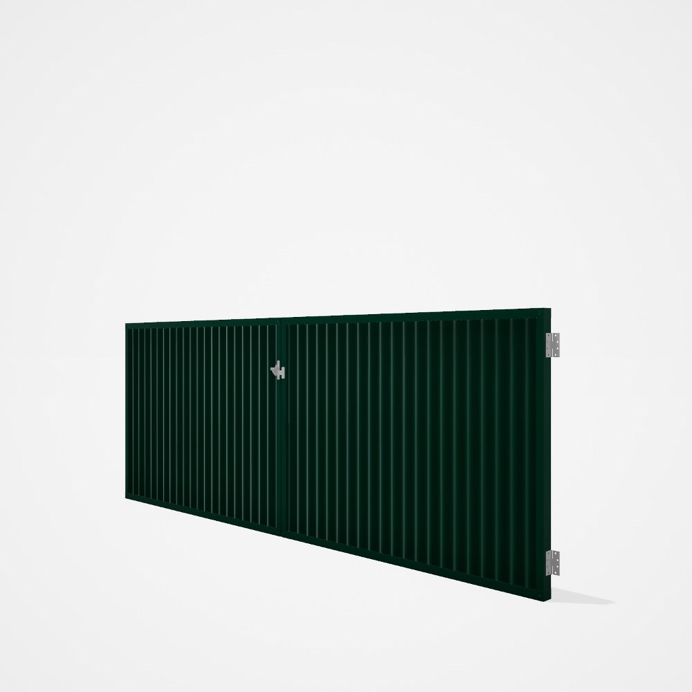 Good Neighbour® CGI Gate Premium .35 BMT Double 1.2m High Sheet: Caulfield Green, Frame: Caulfield G