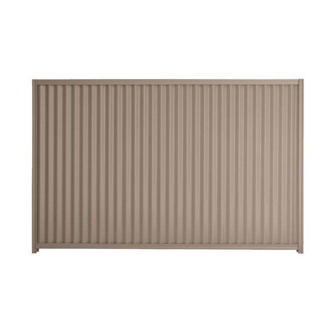 Good Neighbour CGI 1500mm High Fence Panel Sheet: Biege, Post/Track: Beige