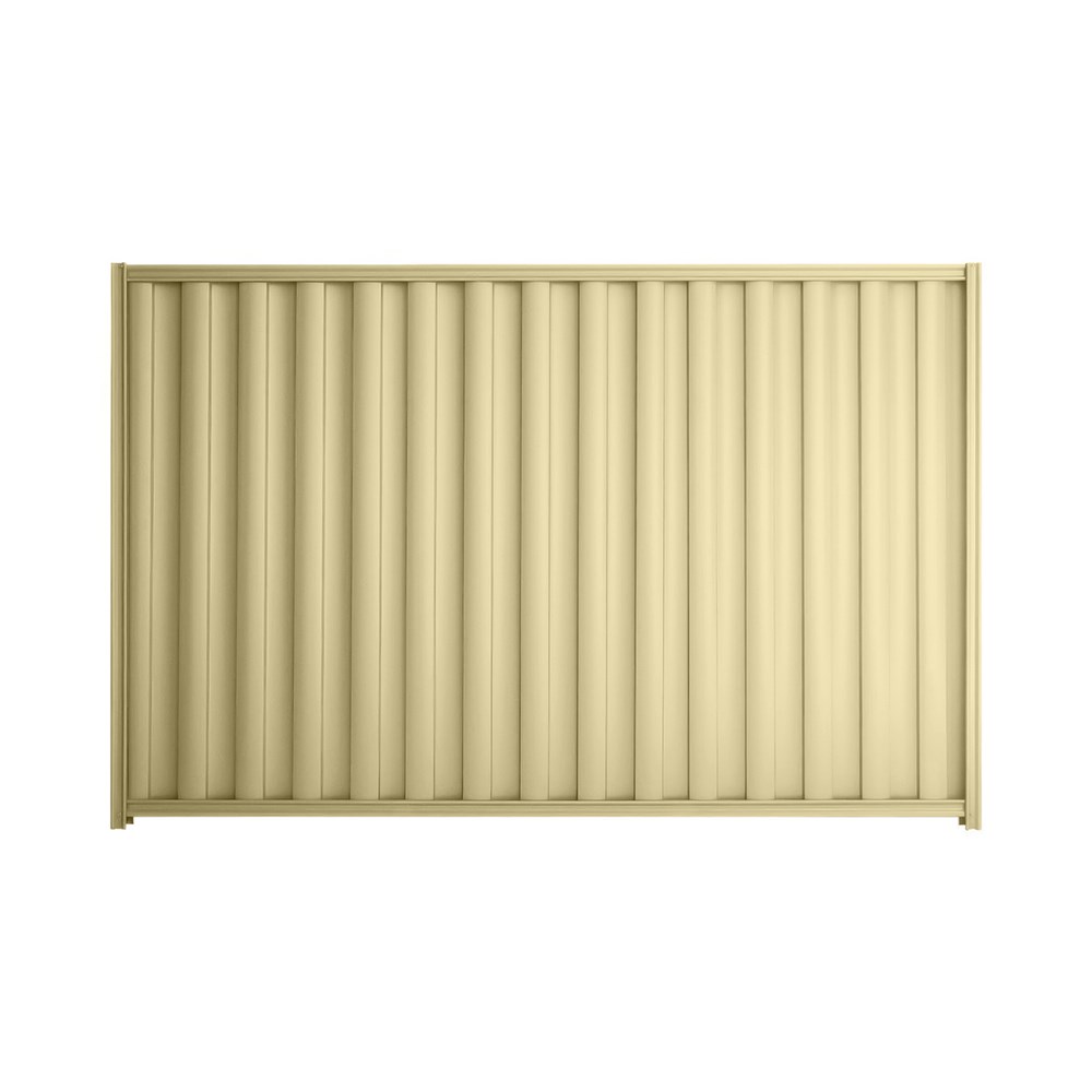 Good Neighbour® Wavelok® 1800mm High Fence Panel Sheet: Primrose Post/Track: Primrose