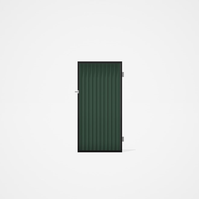 Good Neighbour® CGI Single Gate Standard .32 BMT1.8m High Sheet: Rivergum, Frame: Rivergum