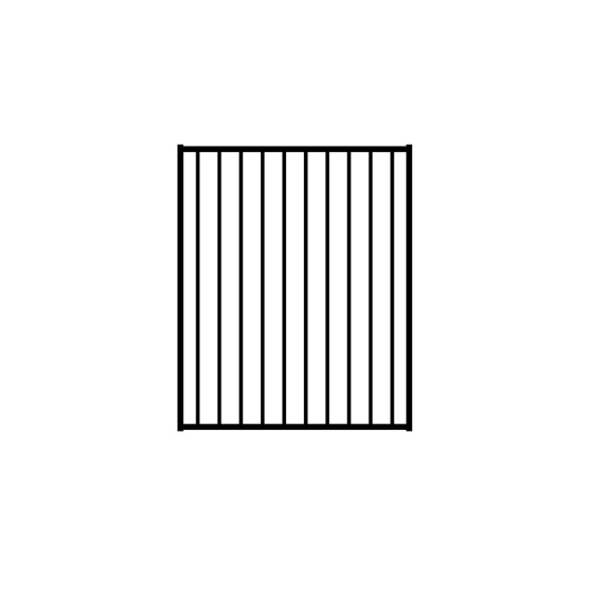 Aluminium Pool Fencing Gate - Black