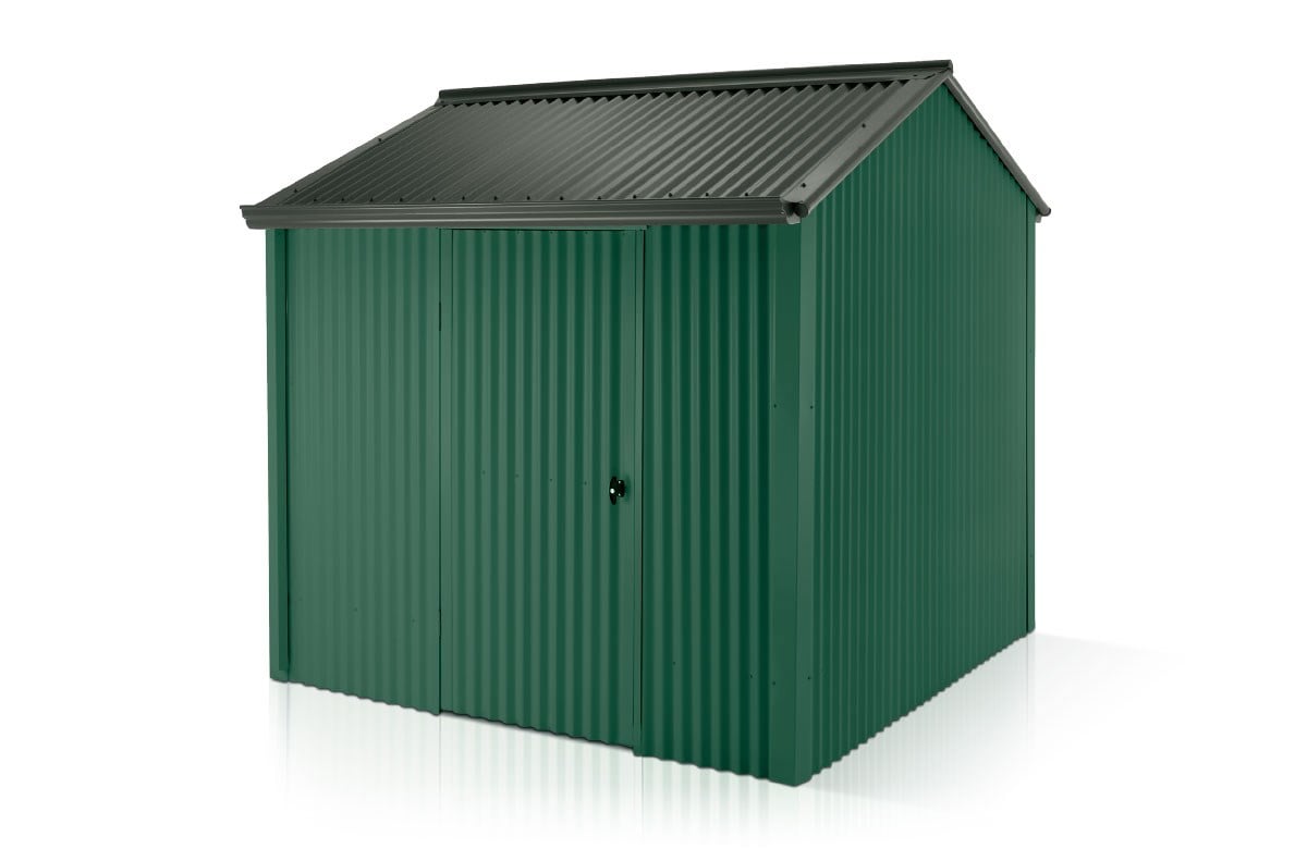 Handi-Heritage Shed H1 2.54X2.52 Roof:Slate Grey Wall:Caulfield Green