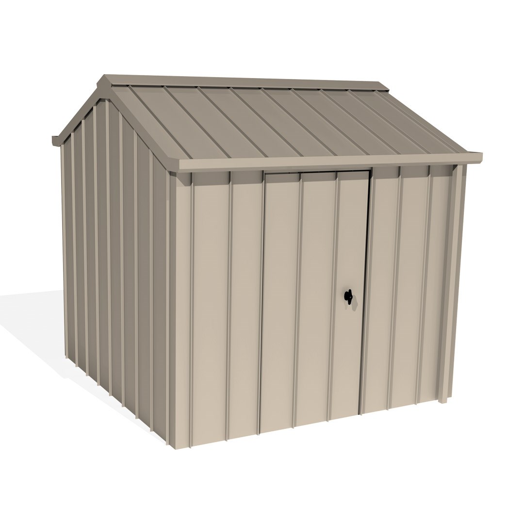 Handi-Hilander Garden Shed HH1 2.48x2.63m Gutter Side Door Merino