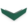 Hi-Square Gutter External Mitre Slotted Caulfield Green