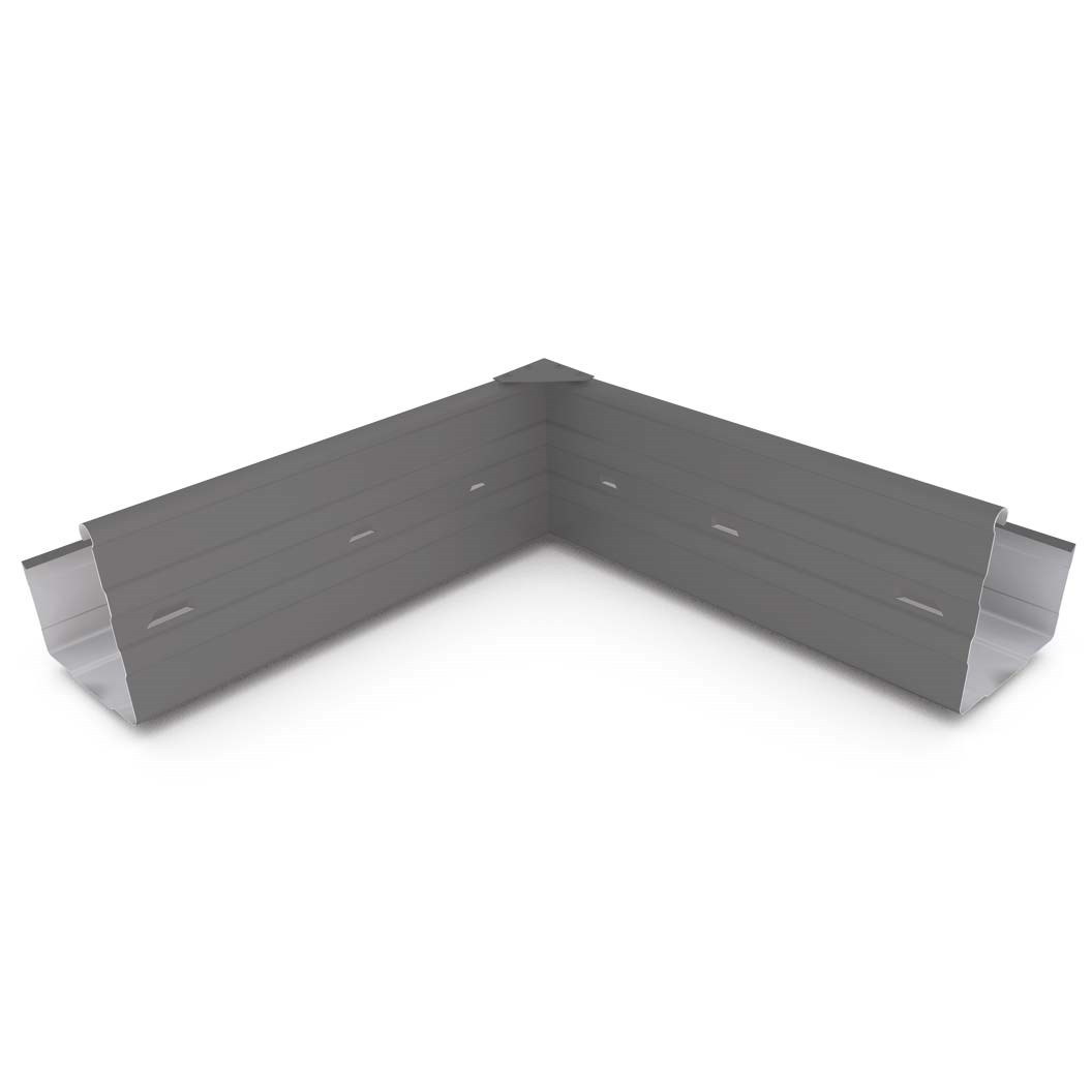 Hi-Square Gutter Internal Mitre Slotted Cobblestone