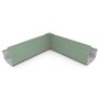 Hi-Square Gutter Internal Mitre Slotted Mist Green