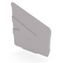 Hi-Square Gutter Stop End Right Hand Birch