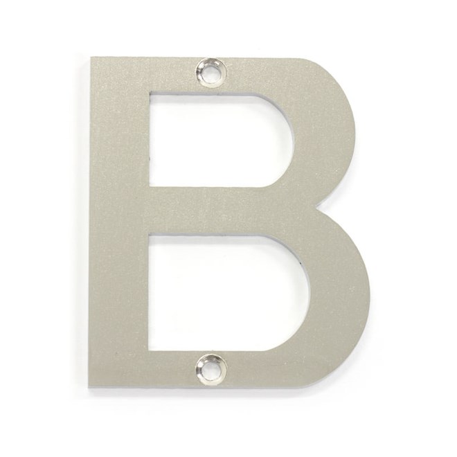 65mm Polished Stainless Steel B Letter