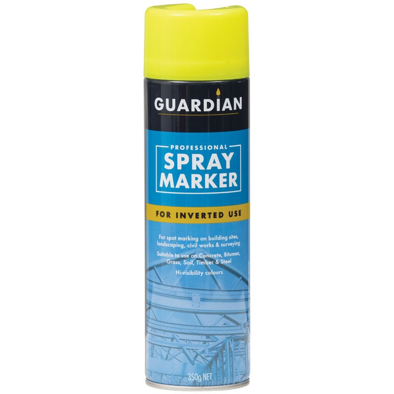 Aerosol Marking Spray Paint Yellow 350g