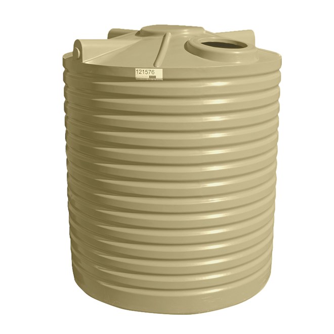 Poly Water Tank 5000L Smooth Cream