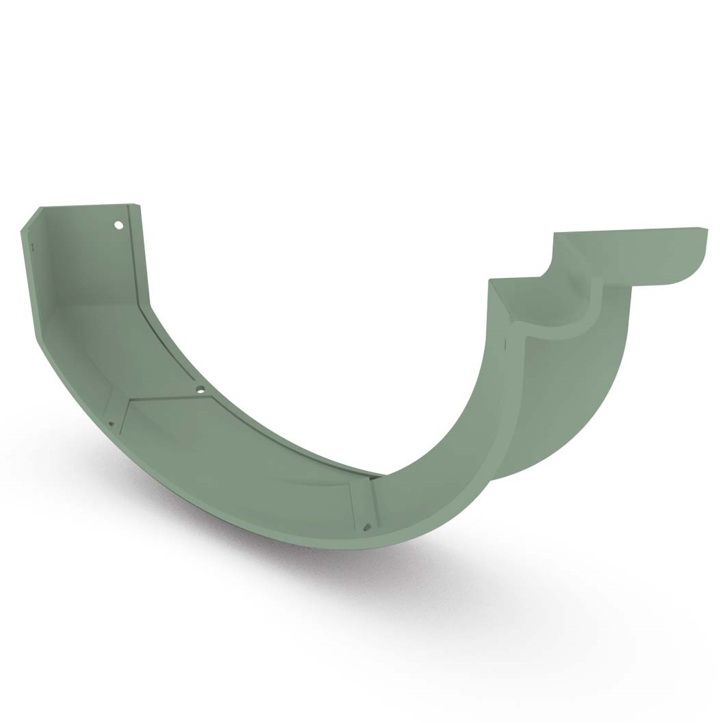 Smoothline Gutter Internal Cast Angle 90° Mist Green