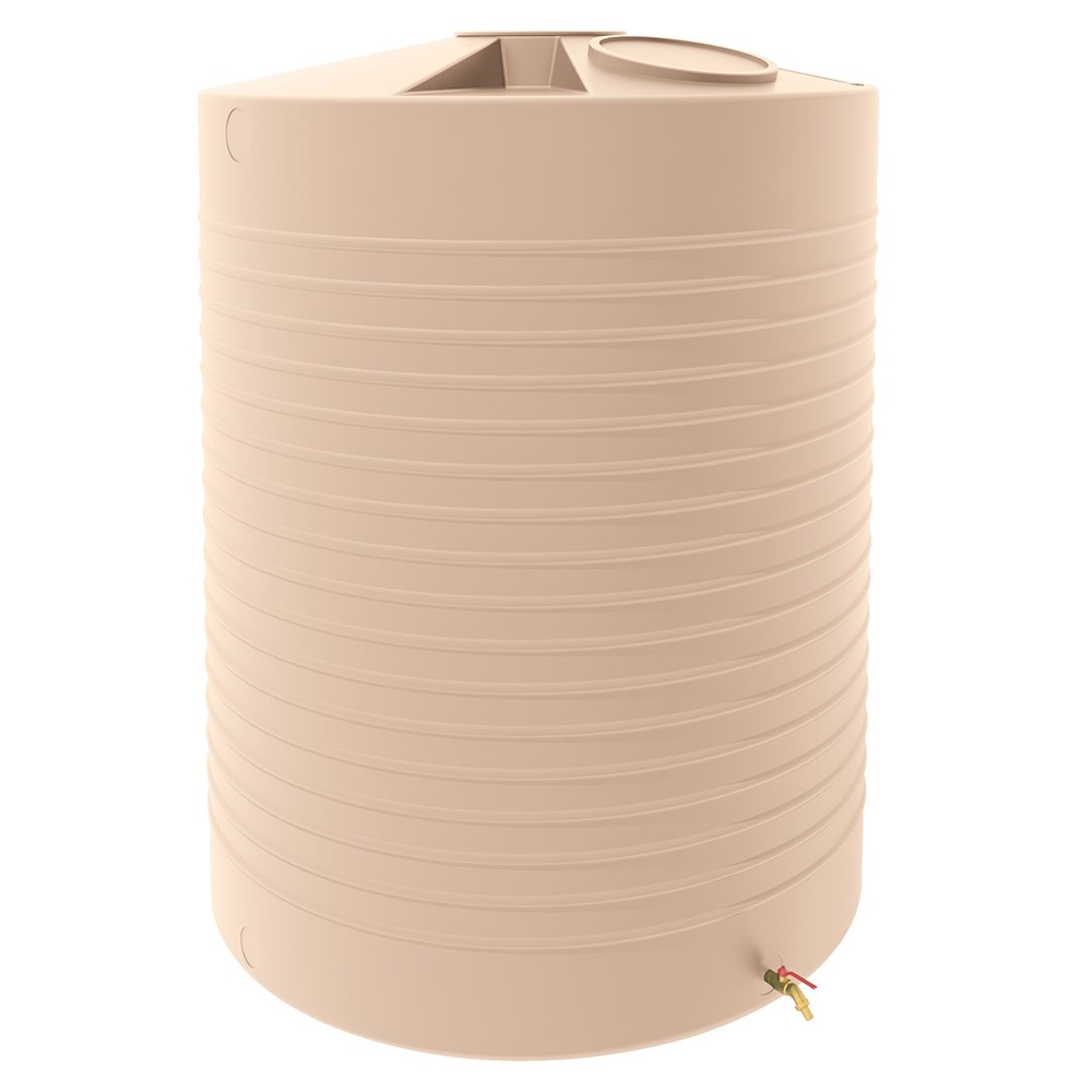 Stratco Poly Aqua-Line Water Tank 5000L Birch