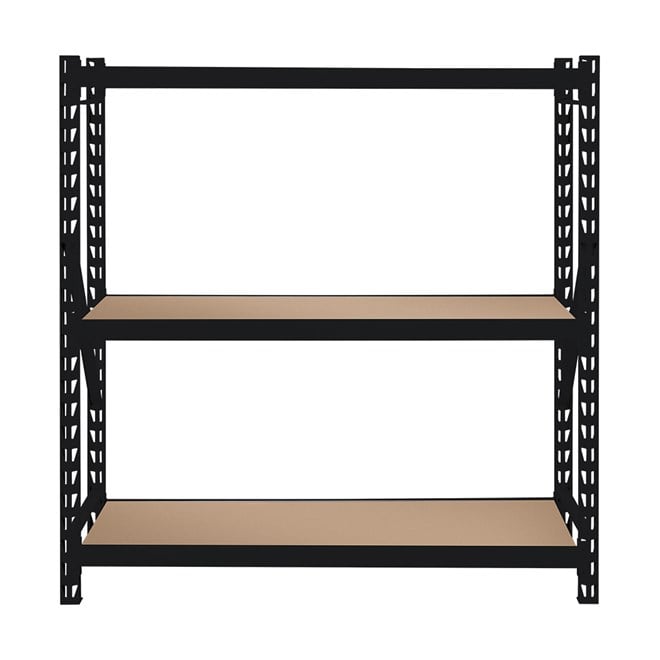 Heavy Duty 3 Shelf Black Unit