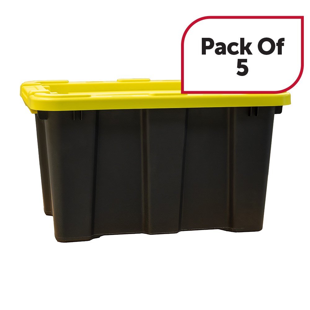 Industrial TUFF Box 25L 5 Pack