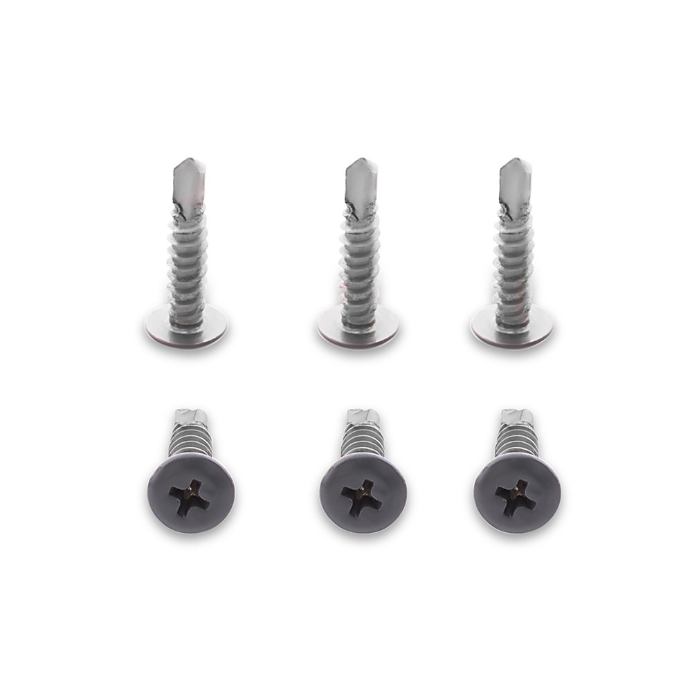 Ezi-Slat Wafer Tek SDT Screw 25mm Slate Grey